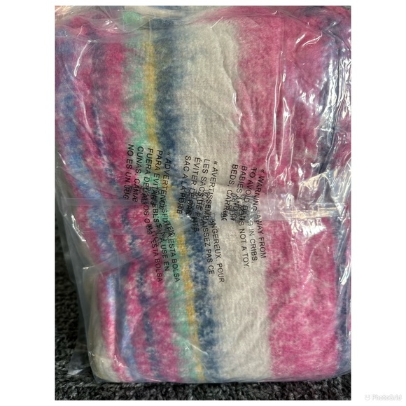 Free People Skye Stripe Blanket - NWT - Picture 4 of 4